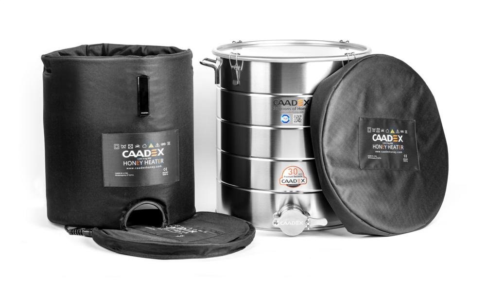 Caadex Heizmantel / Auftau-Set für 28kg Behälter – Honig schonend verflüssigen